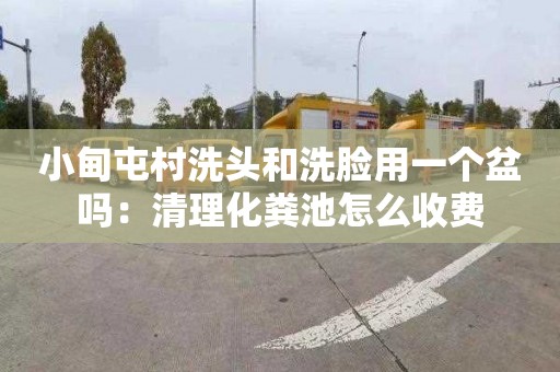 小甸屯村洗头和洗脸用一个盆吗：清理化粪池怎么收费