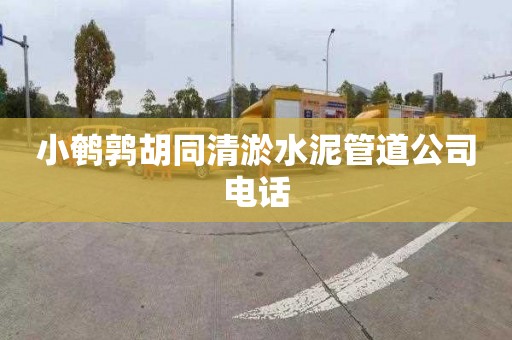 小鹌鹑胡同清淤水泥管道公司电话