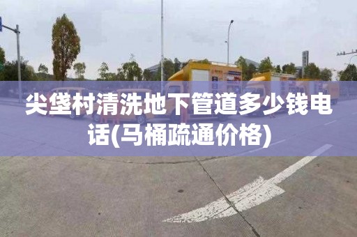 尖垡村清洗地下管道多少钱电话(马桶疏通价格)