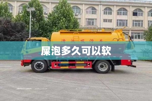 屎泡多久可以软
