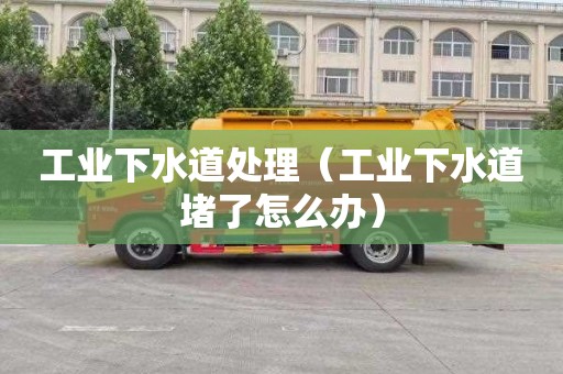 工业下水道处理（工业下水道堵了怎么办）
