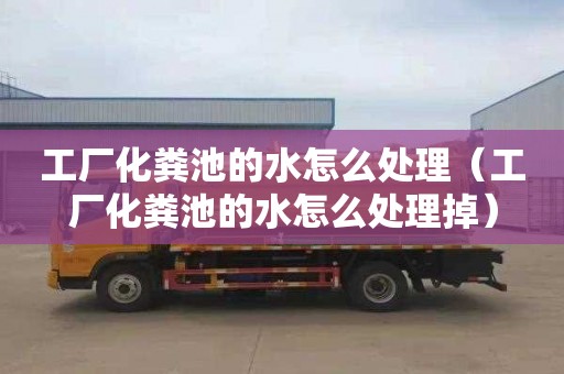 工厂化粪池的水怎么处理（工厂化粪池的水怎么处理掉）