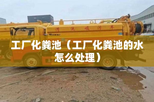 工厂化粪池（工厂化粪池的水怎么处理）
