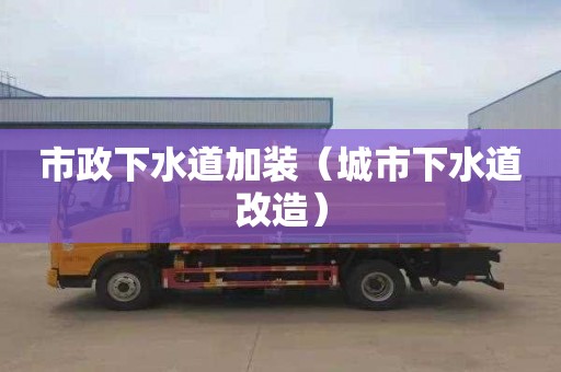 市政下水道加装（城市下水道改造）