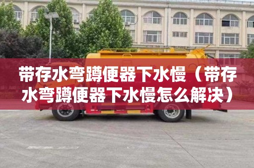 带存水弯蹲便器下水慢（带存水弯蹲便器下水慢怎么解决）