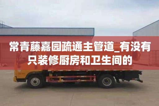 常青藤嘉园疏通主管道_有没有只装修厨房和卫生间的