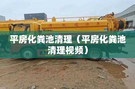 平房化粪池清理（平房化粪池清理视频）