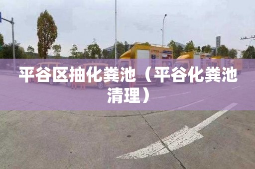 平谷区抽化粪池（平谷化粪池清理）