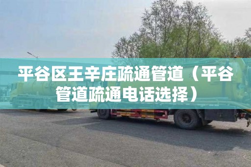 平谷区王辛庄疏通管道（平谷管道疏通电话选择）