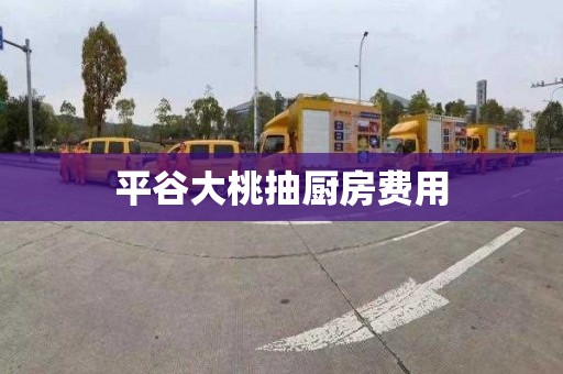 平谷大桃抽厨房费用