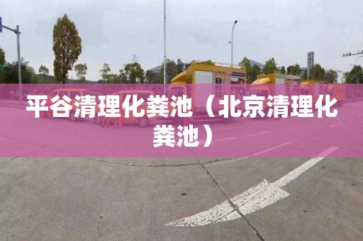 平谷清理化粪池（北京清理化粪池）