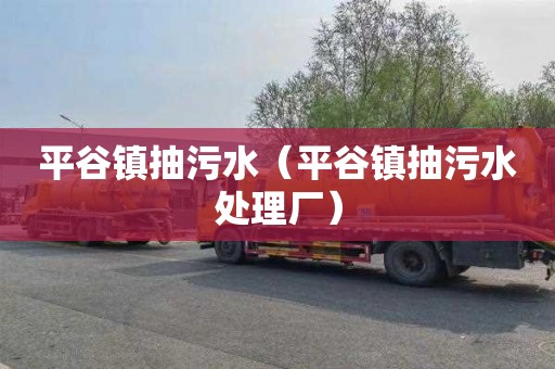 平谷镇抽污水（平谷镇抽污水处理厂）