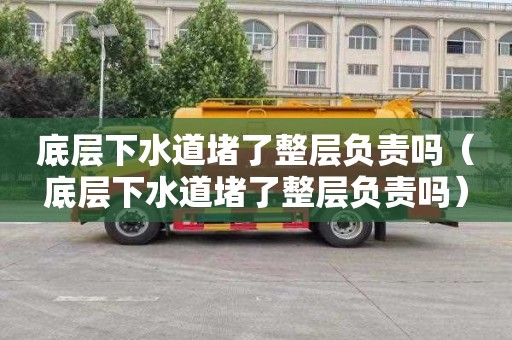 底层下水道堵了整层负责吗（底层下水道堵了整层负责吗）
