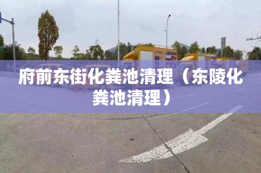 府前东街化粪池清理（东陵化粪池清理）