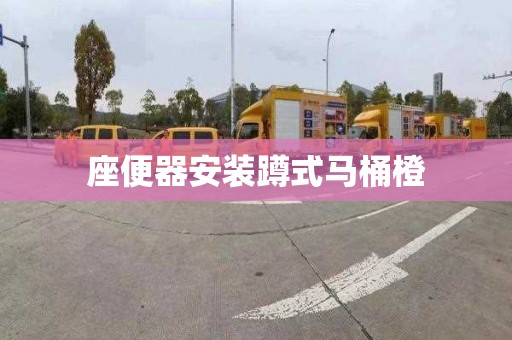 座便器安装蹲式马桶橙