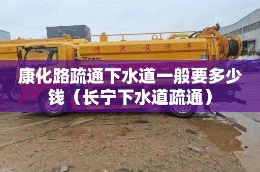 康化路疏通下水道一般要多少钱（长宁下水道疏通）