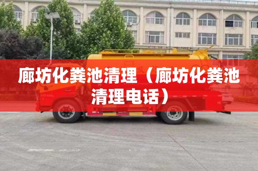 廊坊化粪池清理（廊坊化粪池清理电话）