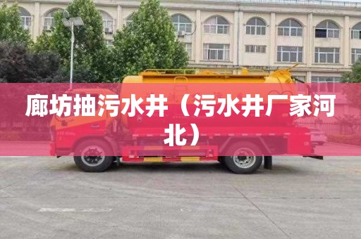 廊坊抽污水井（污水井厂家河北）