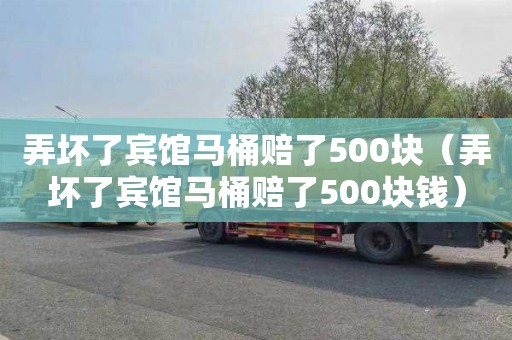 弄坏了宾馆马桶赔了500块（弄坏了宾馆马桶赔了500块钱）