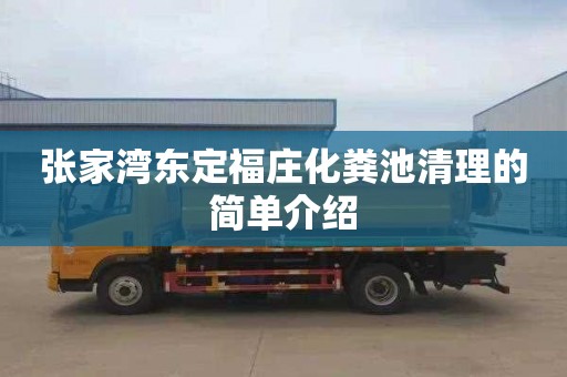 张家湾东定福庄化粪池清理的简单介绍