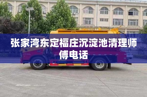 张家湾东定福庄沉淀池清理师傅电话