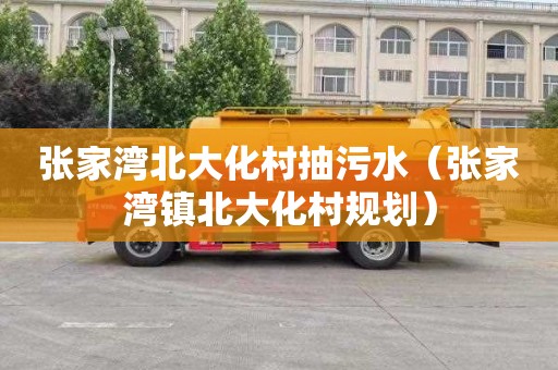 张家湾北大化村抽污水（张家湾镇北大化村规划）