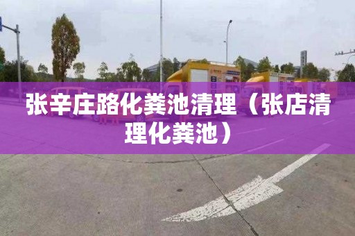 张辛庄路化粪池清理（张店清理化粪池）