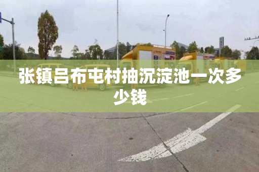 张镇吕布屯村抽沉淀池一次多少钱