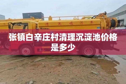 张镇白辛庄村清理沉淀池价格是多少