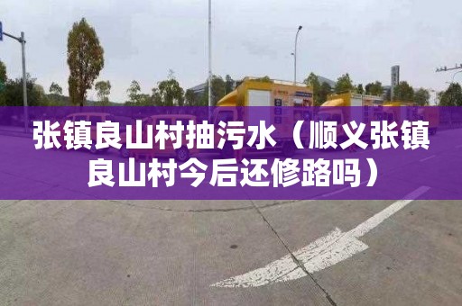 张镇良山村抽污水（顺义张镇良山村今后还修路吗）