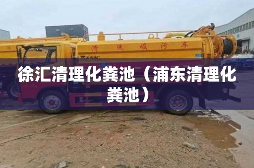徐汇清理化粪池（浦东清理化粪池）