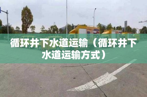 循环井下水道运输（循环井下水道运输方式）