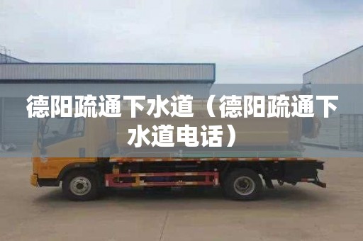 德阳疏通下水道（德阳疏通下水道电话）