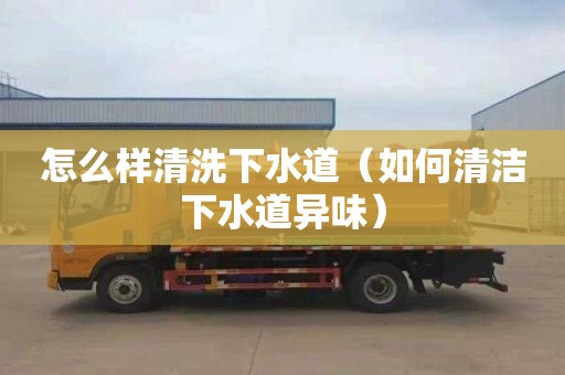 怎么样清洗下水道（如何清洁下水道异味）