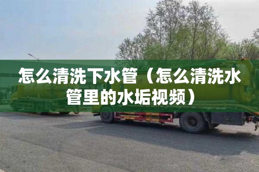 怎么清洗下水管（怎么清洗水管里的水垢视频）