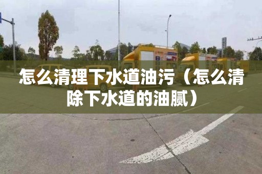 怎么清理下水道油污（怎么清除下水道的油腻）