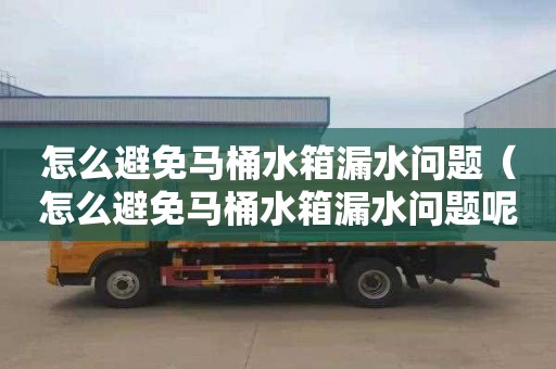 怎么避免马桶水箱漏水问题（怎么避免马桶水箱漏水问题呢）