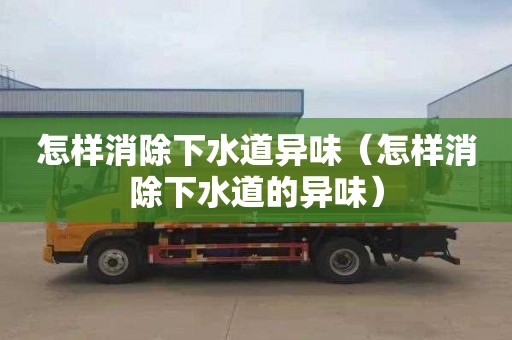 怎样消除下水道异味（怎样消除下水道的异味）
