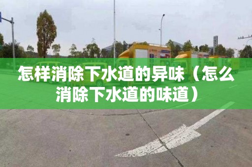 怎样消除下水道的异味（怎么消除下水道的味道）