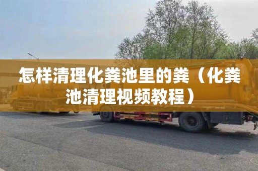 怎样清理化粪池里的粪（化粪池清理视频教程）