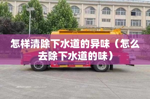怎样清除下水道的异味（怎么去除下水道的味）