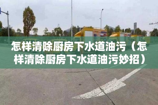 怎样清除厨房下水道油污（怎样清除厨房下水道油污妙招）