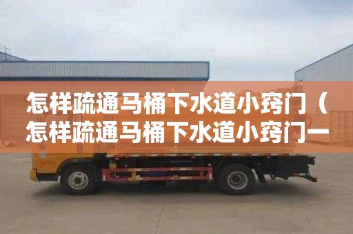怎样疏通马桶下水道小窍门（怎样疏通马桶下水道小窍门一地漏）