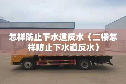 怎样防止下水道反水（二楼怎样防止下水道反水）