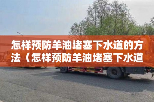 怎样预防羊油堵塞下水道的方法（怎样预防羊油堵塞下水道的方法视频）