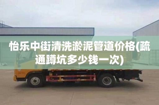 怡乐中街清洗淤泥管道价格(疏通蹲坑多少钱一次)