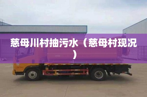 慈母川村抽污水（慈母村现况）