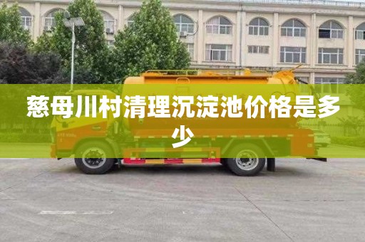 慈母川村清理沉淀池价格是多少