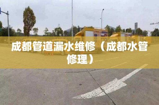 成都管道漏水维修（成都水管修理）