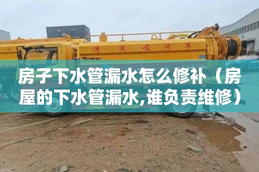 房子下水管漏水怎么修补（房屋的下水管漏水,谁负责维修）